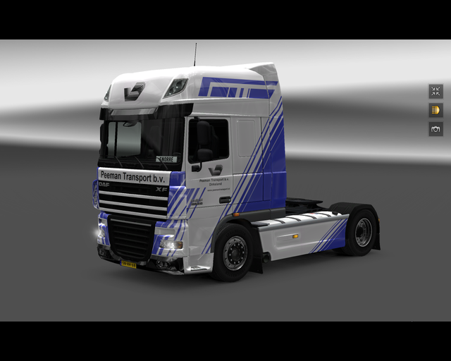 ets2 Daf XF105 4x2 Peeman Transport b prive skin ets2