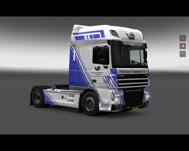 ets2 Daf XF105 4x2 Peeman Transport b prive skin ets2