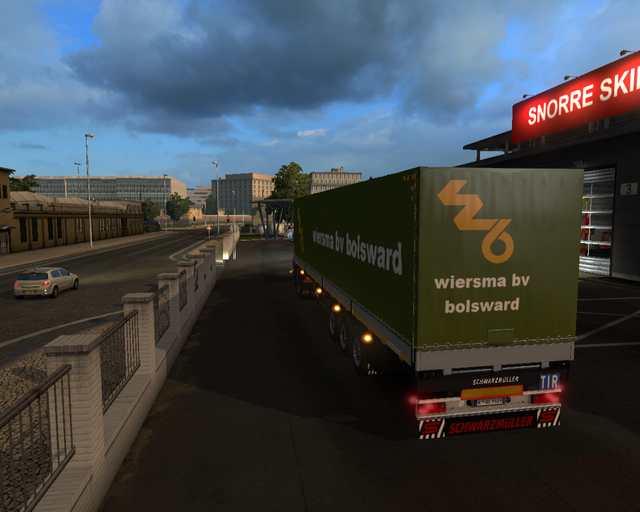 ets2 Scania 113M 4x2 + Zeilhuif trailer Wiersma BV prive skin ets2