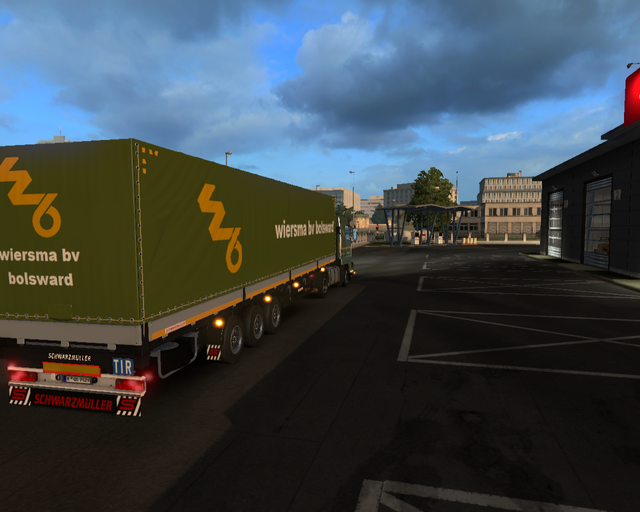 ets2 Scania 113M 4x2 + Zeilhuif trailer Wiersma BV prive skin ets2