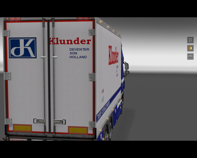 ets2 Daf XF 105 6x2 BDF Klunder transport Deventer prive skin ets2