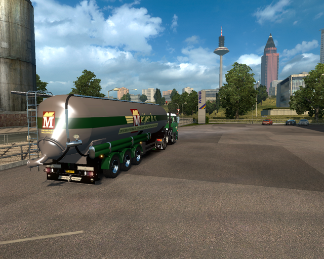 2800 4x2 + silo Kipper Gebr Meijer bv Internationa prive skin ets2