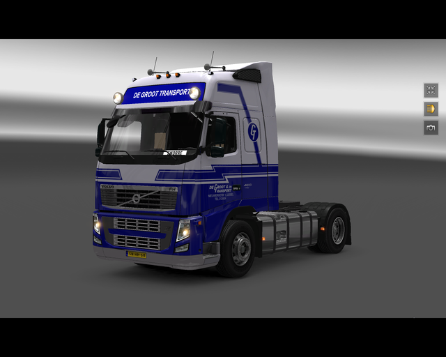 ets2 Volvo FH 4x2 Classic de Groot Transport Nieuw prive skin ets2