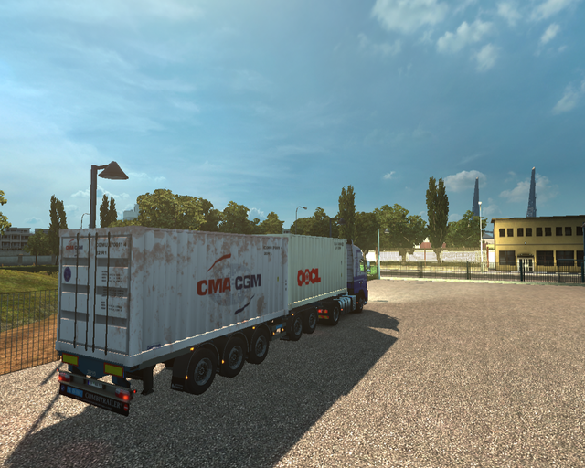 ets2 Volvo FH 4x2 Classic + D-TEC de Groot Transpo prive skin ets2