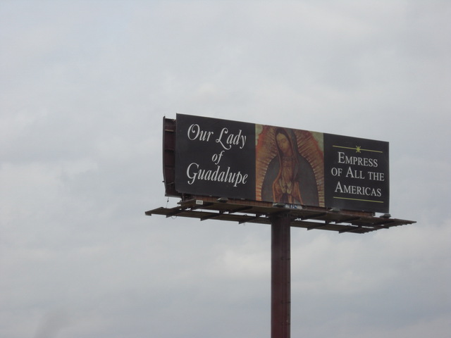 CIMG8474 Billboards, Bikes, Roadsighns