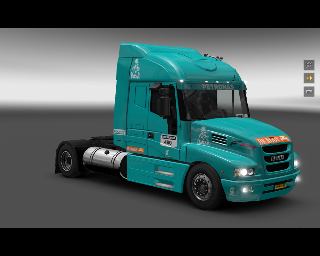 ets2 Iveco Strator 4x2 Dakar De Rooy Holland 1 - prive skin ets2