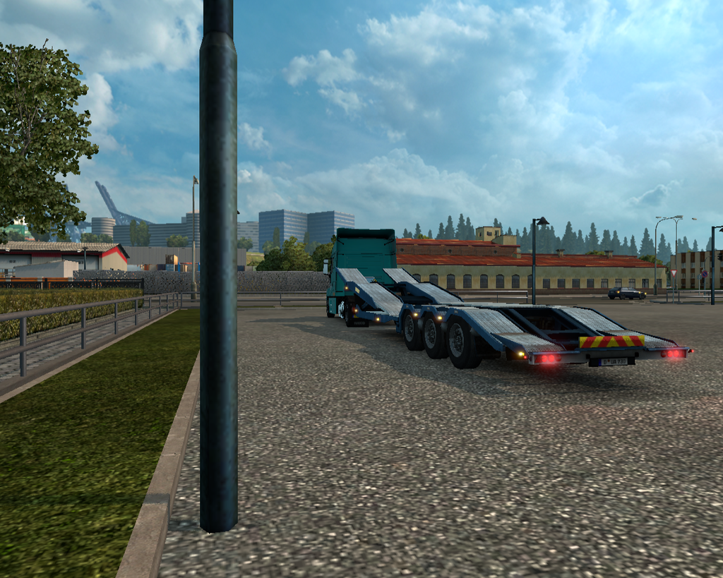 ets2 Iveco Strator 4x2 + empty Trucktransporter Da - prive skin ets2