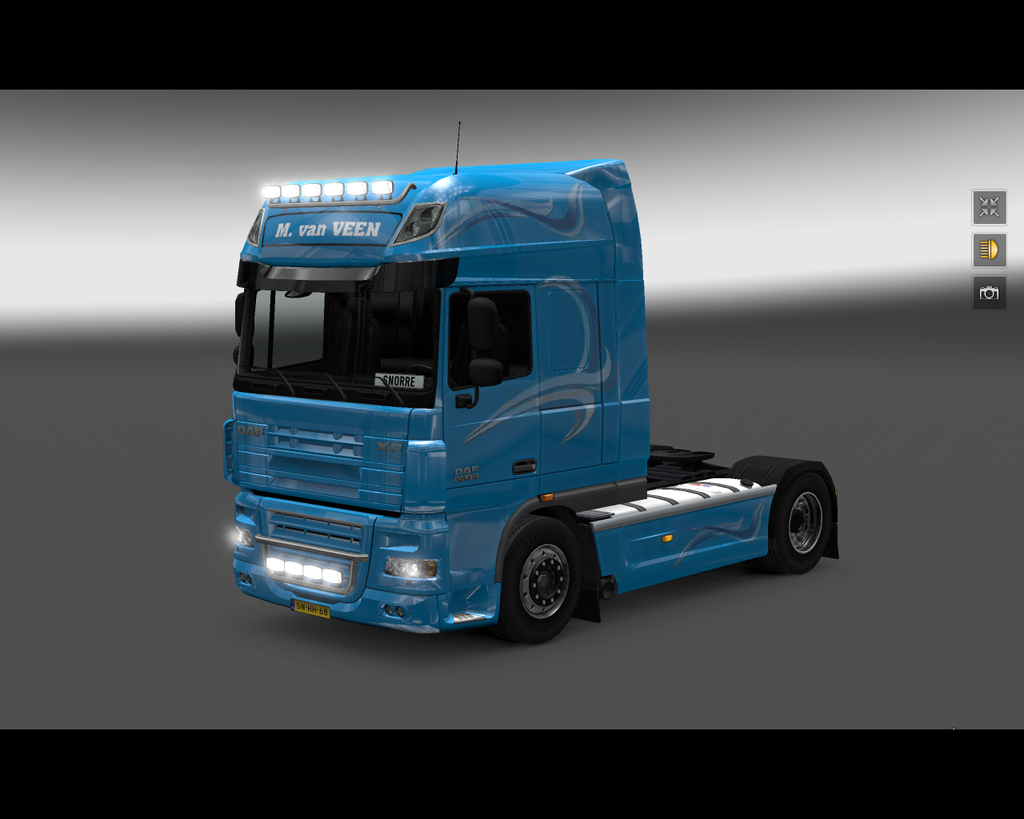 ets2 Daf XF105 4x2 M - prive skin ets2