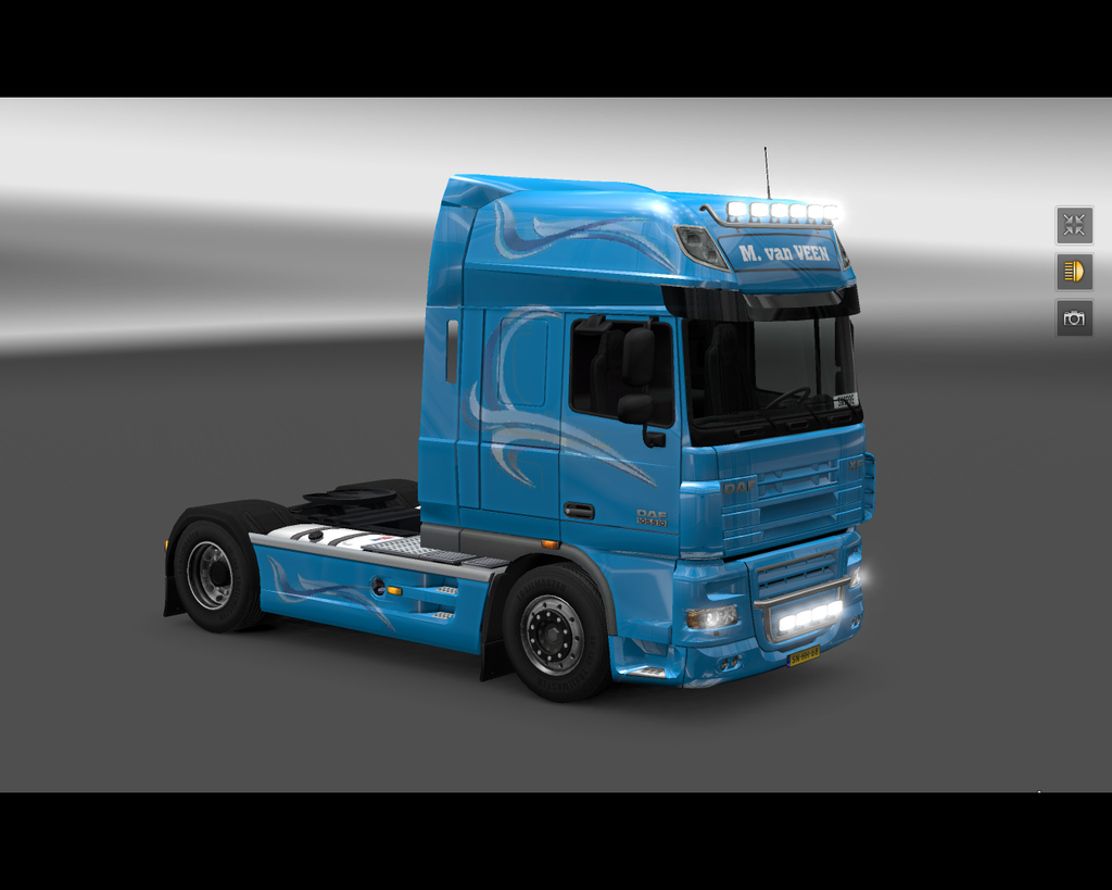 ets2 Daf XF105 4x2 M - prive skin ets2