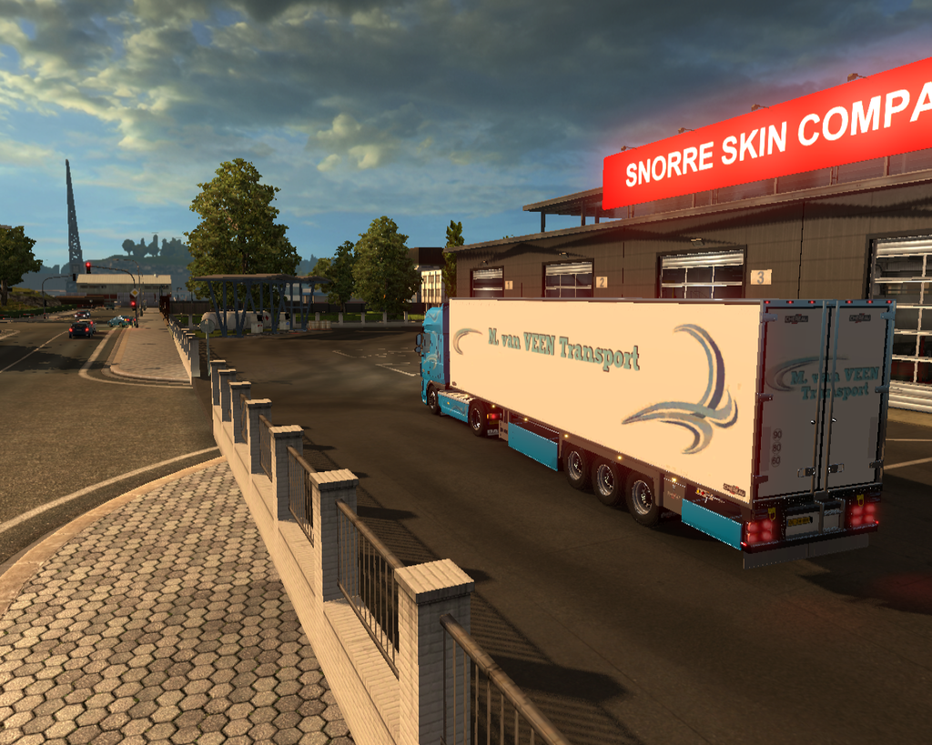 ets2 Daf XF105 4x2 + Chereau M - prive skin ets2
