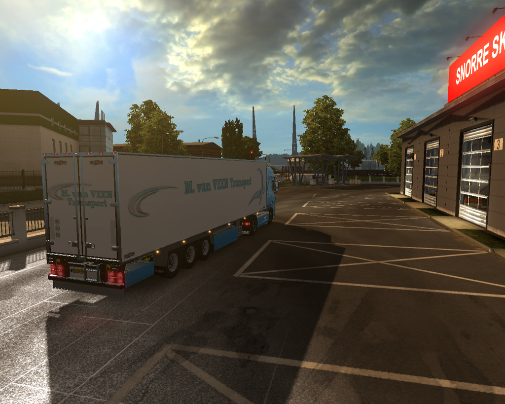 ets2 Daf XF105 4x2 + Chereau M - prive skin ets2