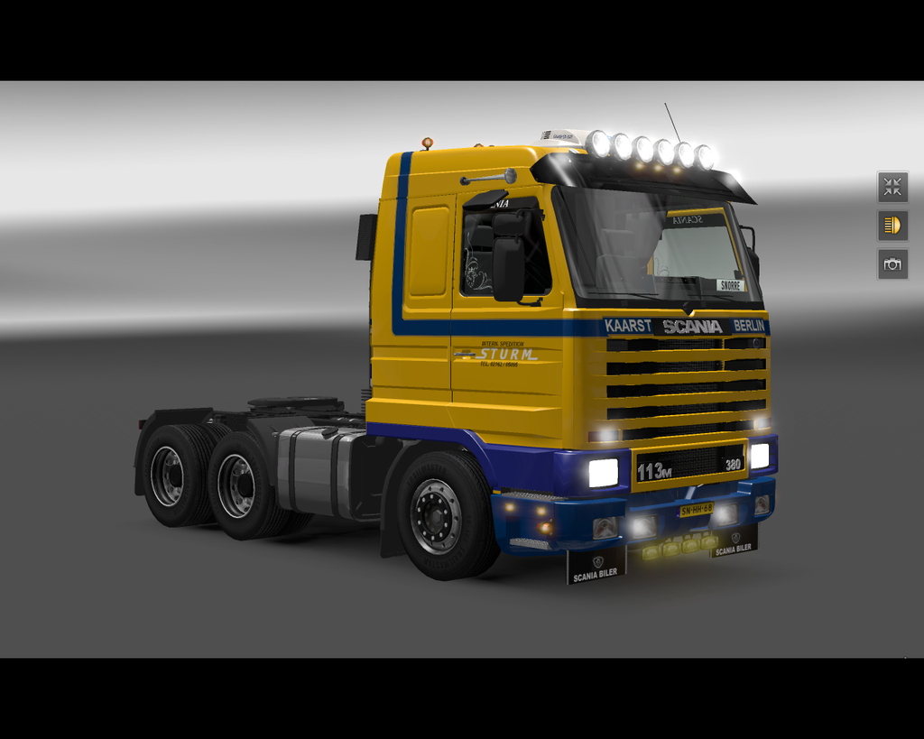 ets2 Scania 113M 380 6x4 Sturm spedition Berlin 1 - prive skin ets2