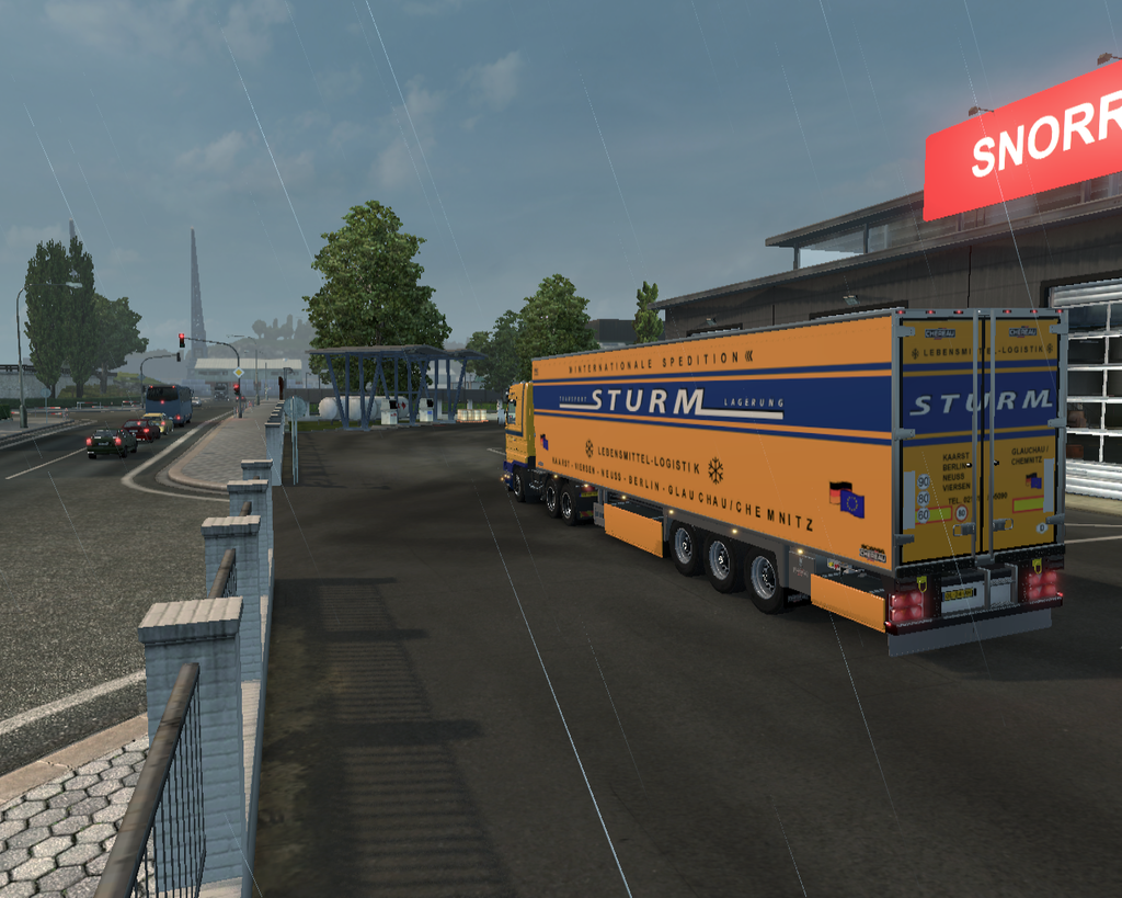 ets2 Scania 113M 380 6x4 + Chereau Coolliner Sturm - prive skin ets2