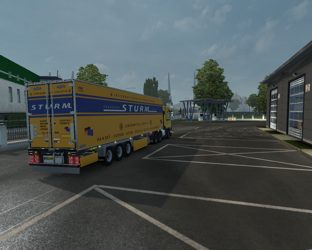 ets2 Scania 113M 380 6x4 + Chereau Coolliner Sturm prive skin ets2