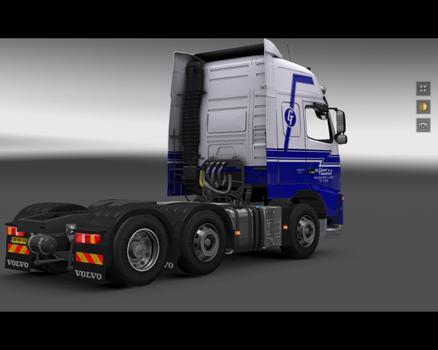 ets2 Volvo Fh 6x2 De Groot transport Nieuwerkerk a prive skin ets2