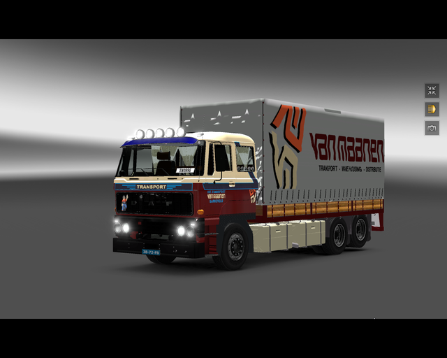 ets2 Daf 2800 6x4 BDF + Aanhanger Int prive skin ets2