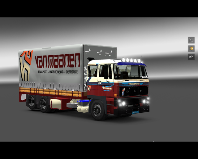 ets2 Daf 2800 6x4 BDF + Aanhanger Int prive skin ets2