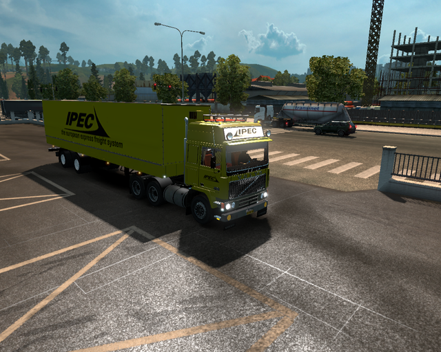 ets2 Volvo F10 6x4 + zeilhuiftrailer IPEC the Euro prive skin ets2