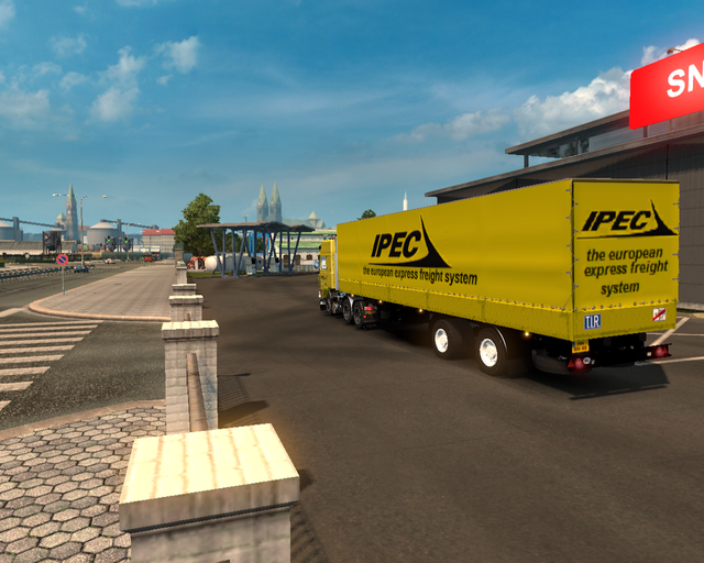 ets2 Volvo F10 6x4 + zeilhuiftrailer IPEC the Euro prive skin ets2