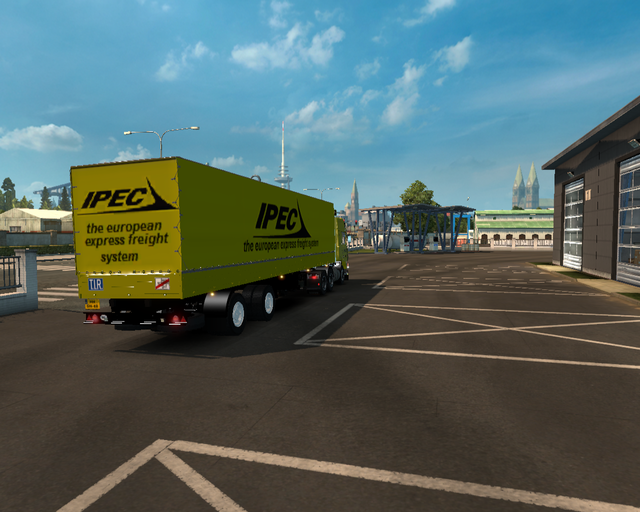 ets2 Volvo F10 6x4 + zeilhuiftrailer IPEC the Euro prive skin ets2