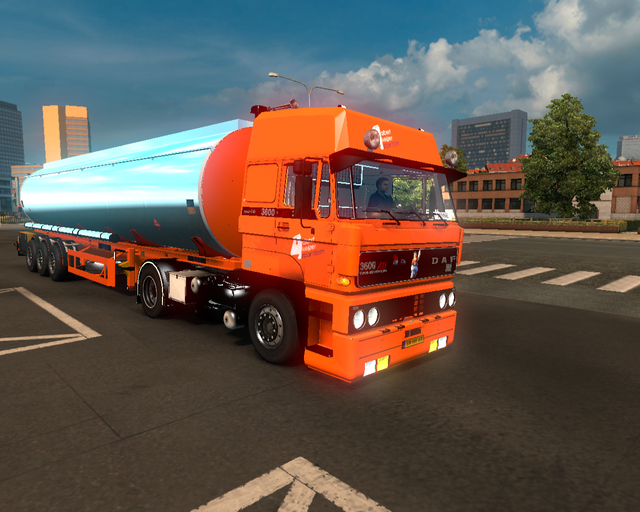 ets2 Daf 3600 4x2 + tanktrailer Albert Keijzer Zaa prive skin ets2