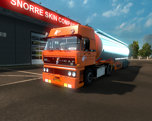 ets2 Daf 3600 4x2 + tanktrailer Albert Keijzer Zaa prive skin ets2