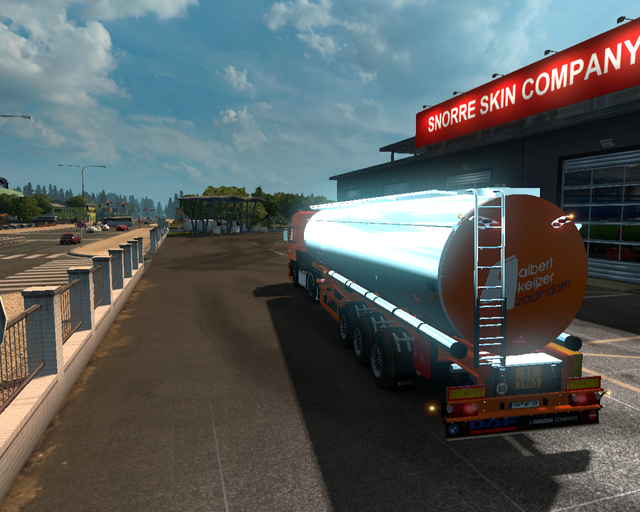 ets2 Daf 3600 4x2 + tanktrailer Albert Keijzer Zaa prive skin ets2