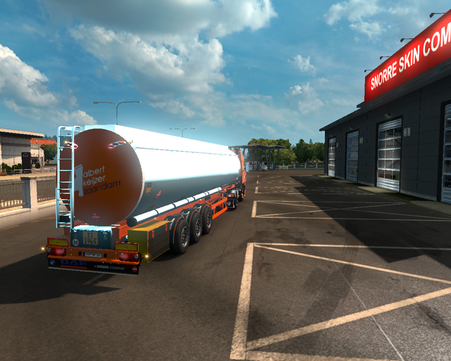 ets2 Daf 3600 4x2 + tanktrailer Albert Keijzer Zaa prive skin ets2