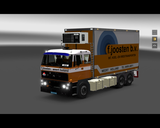 ets2 Daf 2300 6x4 BDF F prive skin ets2