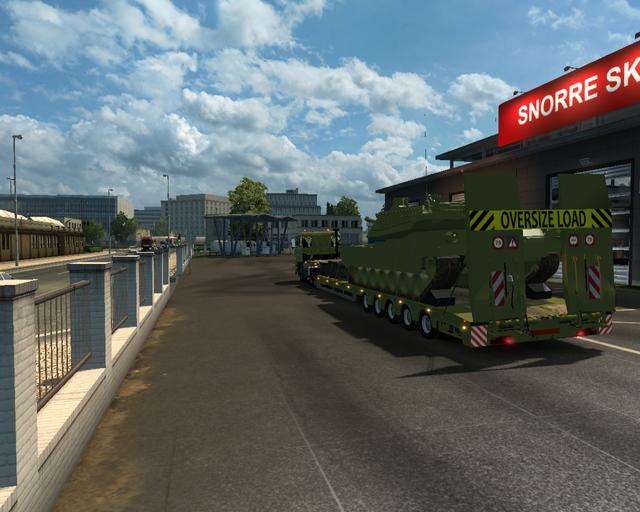 ets2 2300 6x4 + Dieplader Militaire Tank NL 2 prive skin ets2