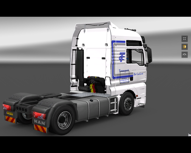 ets2 Man TGA 4x2 Transport de Cock nv Sint-Niklaas prive skin ets2