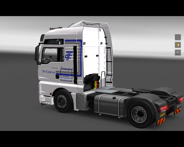 ets2 Man TGA 4x2 Transport de Cock nv Sint-Niklaas prive skin ets2