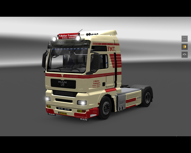 ets2 Man TGA 4x2 F prive skin ets2