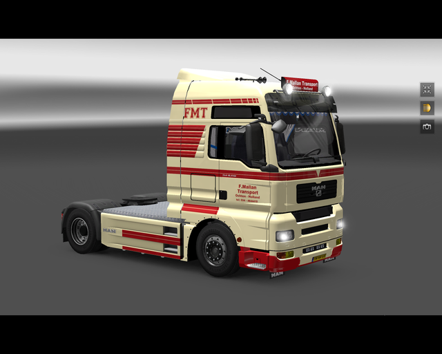 ets2 Man TGA 4x2 F prive skin ets2