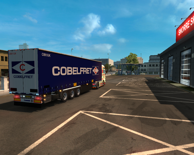 ets2 Man TGA 4x2 + Zeiltrailer(Cobelfret) F prive skin ets2