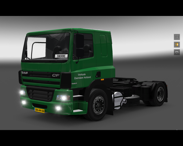 ets2 Daf CF85 Lowroof 4x2 Verkade Zaandam Holland  prive skin ets2