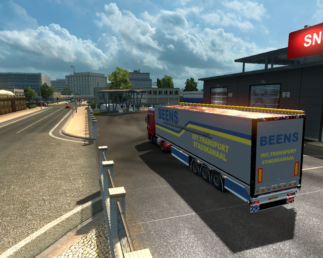 ets2 Daf XF95 4x2 Super Space Cab + geladen Bodex  prive skin ets2