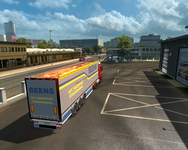 ets2 Daf XF95 4x2 Super Space Cab + geladen Bodex  prive skin ets2