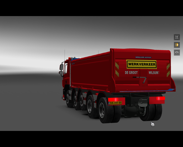 ets2 Daf X6  10x2 Kipper de Groot Wilsum Holland 3 prive skin ets2