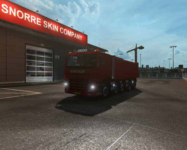 ets2 Daf X6  10x2 Kipper de Groot Wilsum Holland 4 prive skin ets2