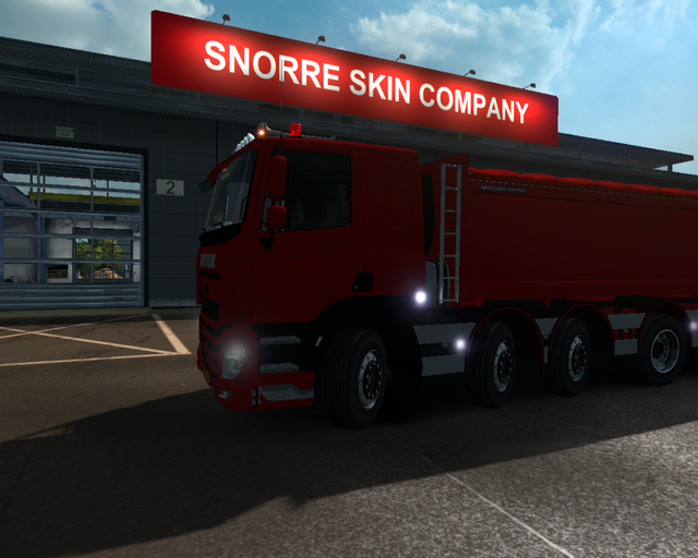 ets2 Daf X6  10x2 Kipper de Groot Wilsum Holland 5 prive skin ets2