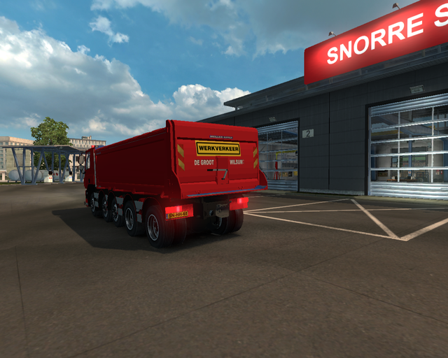 ets2 Daf X6  10x2 Kipper de Groot Wilsum Holland 6 prive skin ets2