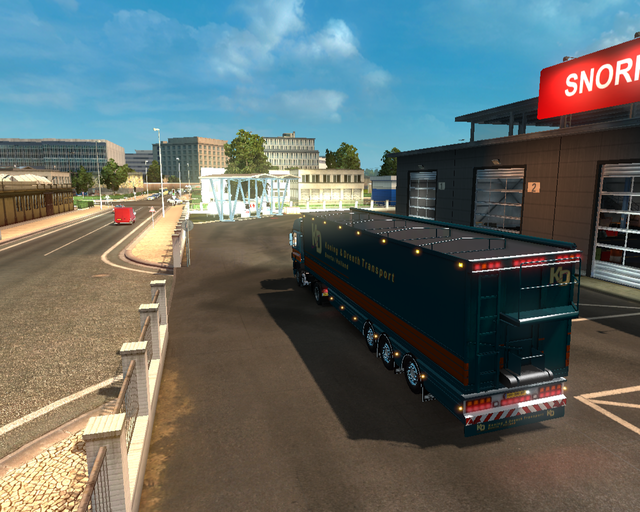 ets2 Daf CF 4x2 + lege onderlosser Koning & Drenth prive skin ets2