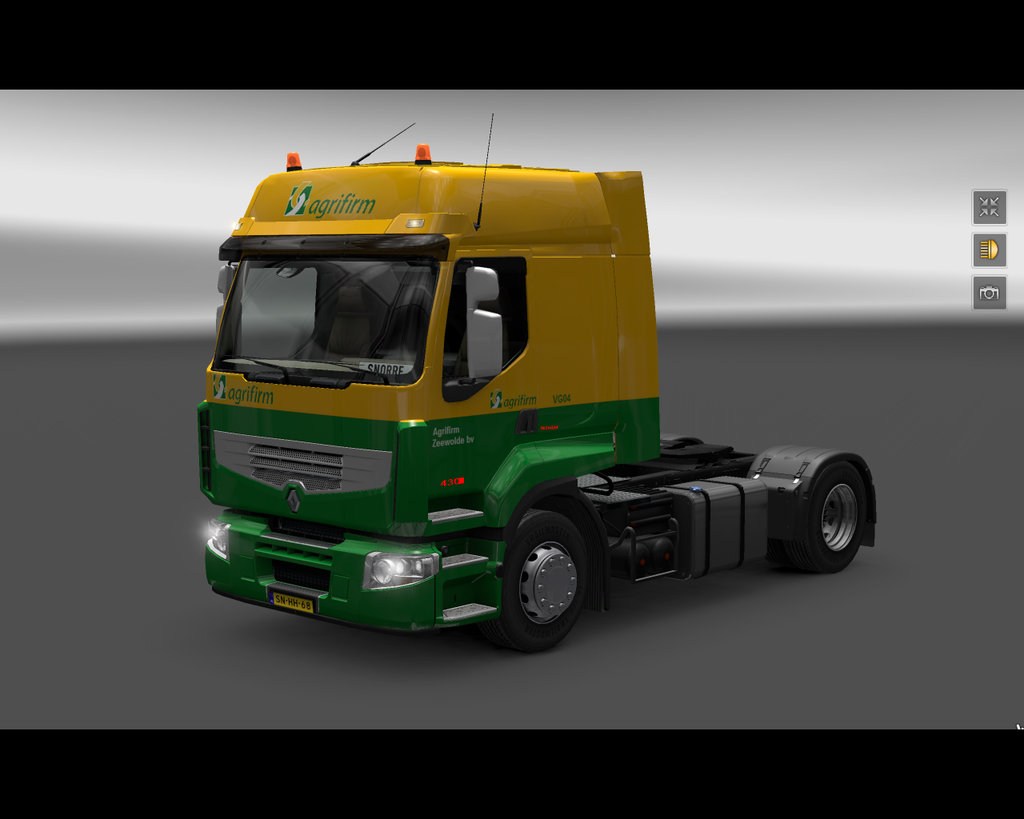 ets2 Renault Premium 4x2 Agrifirm Zeewolde bv  - prive skin ets2