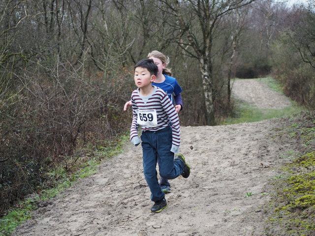 P1030177 Jeugdlopen  Westvoorne 3-1-2016