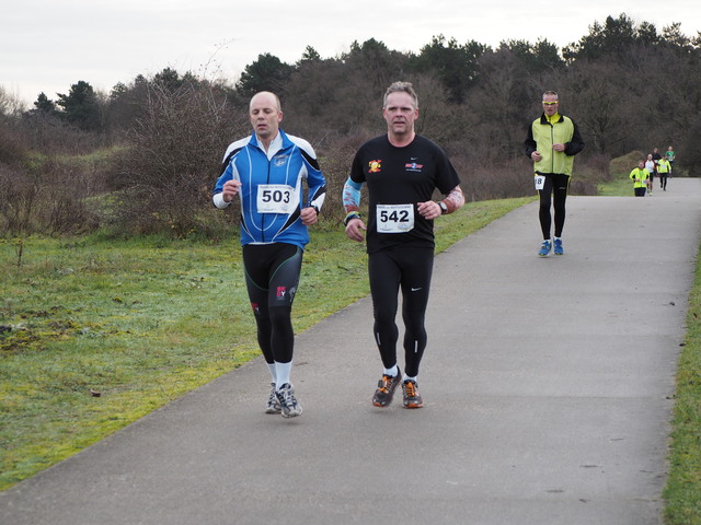 P1030372 5 en 10 km Westvoorne 3-1-2016