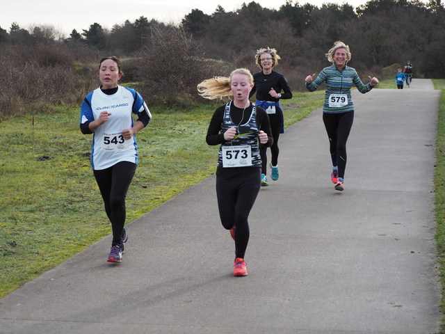 P1030409 5 en 10 km Westvoorne 3-1-2016