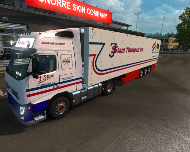 ets2 Volvo FH 4x2 + Schmitz coolliner J prive skin ets2