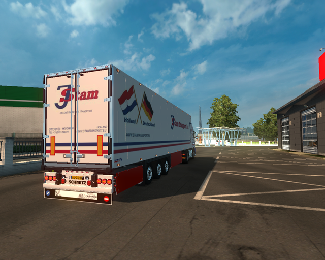 ets2 Volvo FH 4x2 + Schmitz coolliner J prive skin ets2