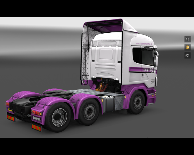 ets2 Scania R420 6x2 Kidds Transport LTD (GB) 2 prive skin ets2